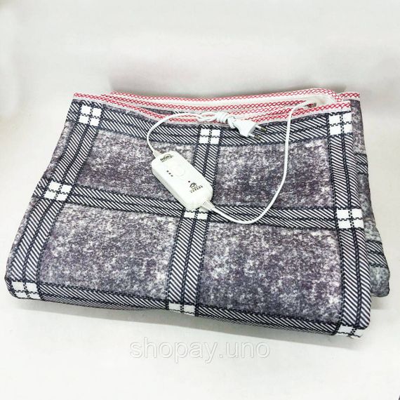 Ковдра електрогрілка Electric Blanket 150х170см, Практична електроковдра, Електропростирадло з сумкою BM-39 | Зображення 3