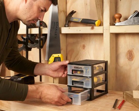 Органайзер вертикальний Stanley з трьома висувними відділеннями (STST40710-1) | Зображення 4