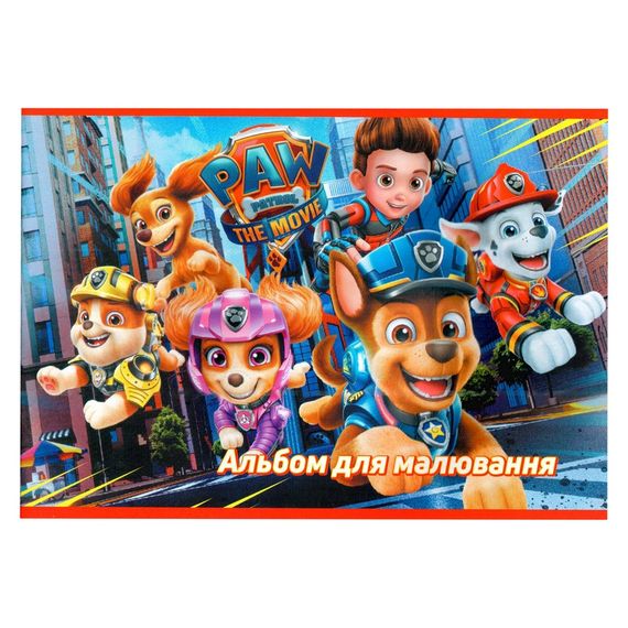 Альбом для рисования "Герои мультфильмов" 902053, 24 листа, скоба, в ассортименте