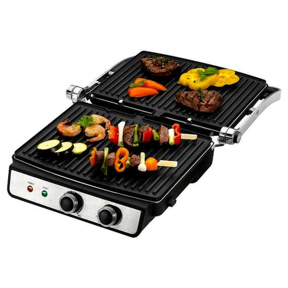 Електрогриль контактний ProfiCook PC-KG 1029, 2000 Вт, розкриття 180°, знімні пластини | Зображення 2