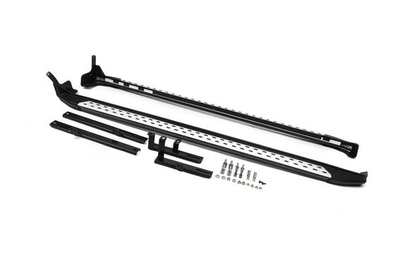 Боковые пороги OEM-BMW-V2 (2 шт, пластик) для Hyundai IX-35 2010-2015 гг