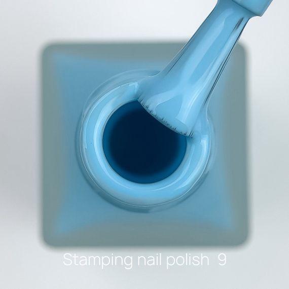 Лак для стемпинга Crooz №09 (голубой) 6мл | Зображення 2