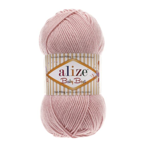 Пряжа Alize Baby Best No 161 (Алізе Бебі Бест) – 10% Бамбук, 90% Антипілінг Акрил, 100г/240м