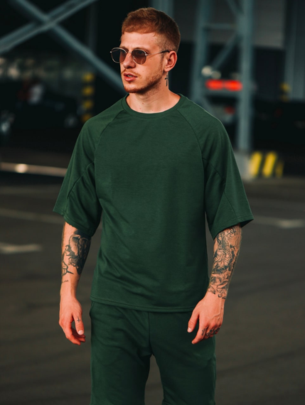 Комплект Оверсайз лето хаки S XL | Зображення 5