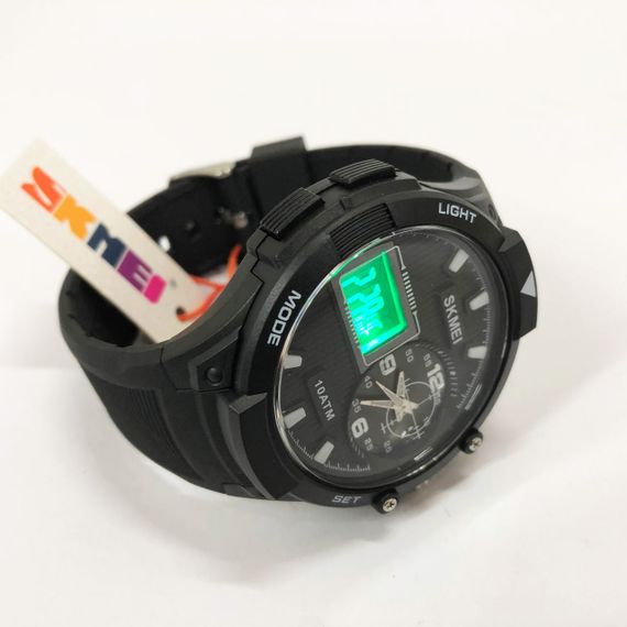 Годинник наручний чоловічий SKMEI 1761BKWT, оригінальний чоловічий годинник, брендовий чоловічий годинник | Зображення 9