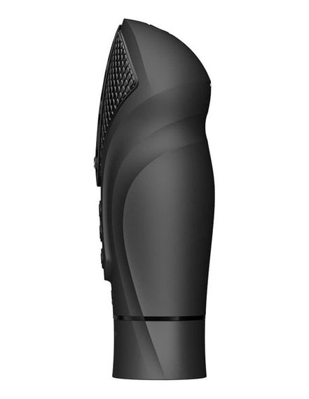 Компактна смарт секс-машина Zalo – Sesh Obsidian Black, 2 насадки, пульт ДК, кристал Swarovski Sex Aura | Зображення 6