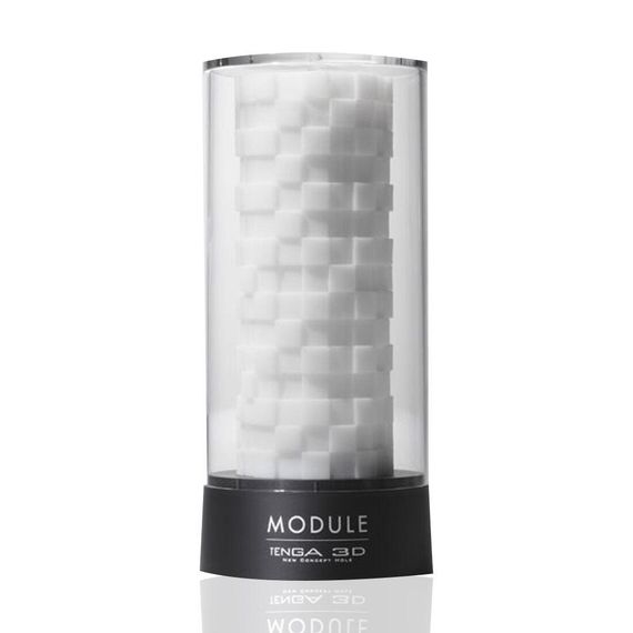 Мастурбатор Tenga 3D Module, дуже ніжний, з антибактеріального еластомеру зі сріблом Sex Aura