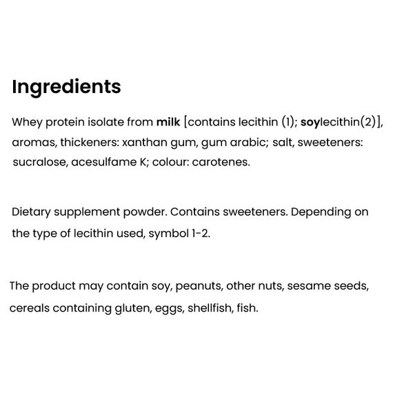 Протеин OstroVit Whey Protein Isolate 1800 g /60 servings/ Coconut | Зображення 1