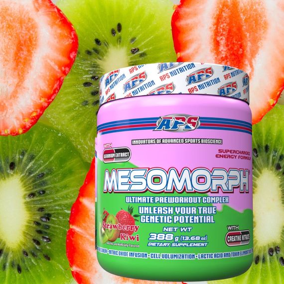Предтренировочный комплекс Aps Mesomorph 388g ver4 (Geranium Extract) (Strawberry Kiwi) | Зображення 1