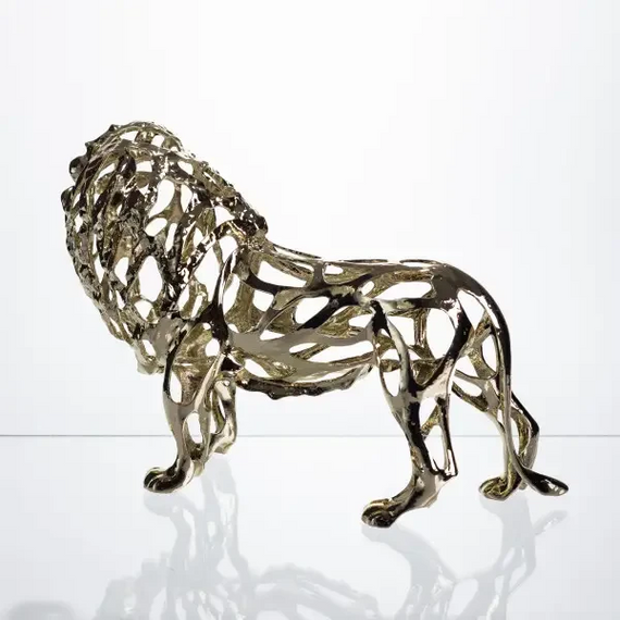 Декоративная фигурка Lion 29х11х20 см металлическая HP-7-14 | Зображення 2