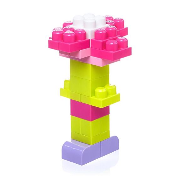 Конструктор Mega Bloks розовый в мешке 60 деталей (DCH54) | Зображення 2