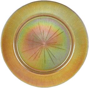 Обідній набір 6 тарілок Golden Mother of Pearl D=33