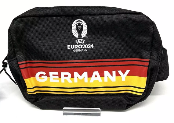 Детская сумка на пояс, бананка Euro2024 Germany черная | Зображення 1
