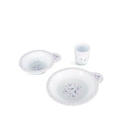 Дитячий набір для годування 6093 (тарілка, миска, чашка)