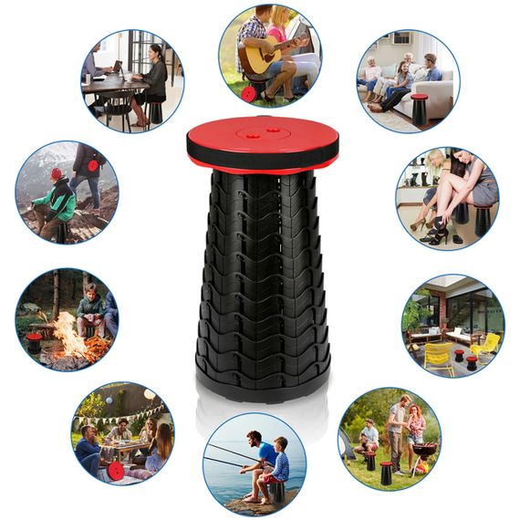 Портативний висувний складний стілець Легкий та компактний XPRO Retractable Folding Stools (40900-14443_231) | Зображення 5