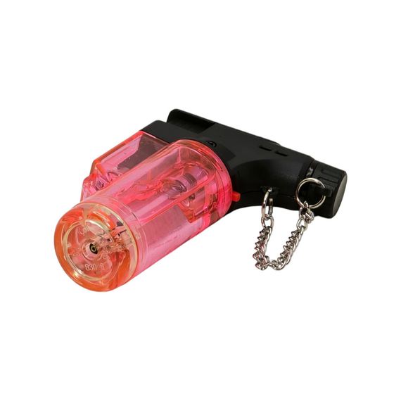 Запальничка З Гострим Полум'ям Прозора Червона | Зображення 2