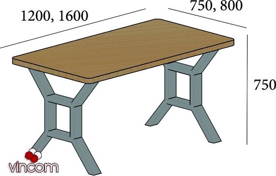 Стол Metall-design Хенк | Зображення 5