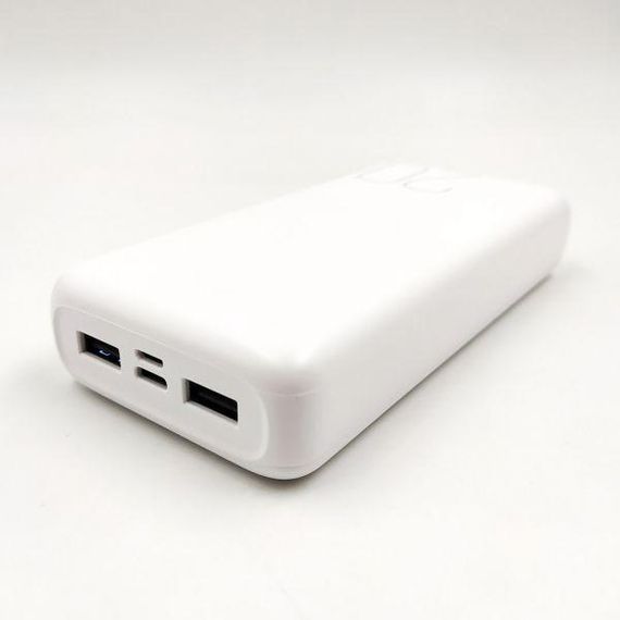 Павербанк зовнішній акумулятор XPRO PR183 20000 mAh з індикацією зарядки білий (32732-01) | Зображення 2