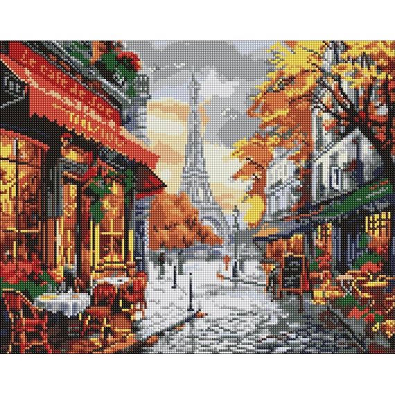 Алмазна мозаїка "Чарівність Парижа" ©art_selena_ua AMO8096, 40x50 см