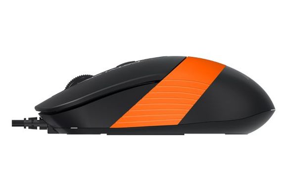 Миша комп'ютерна провідна A4Tech Fstyler FM10 Black/Orange оранжева | Зображення 1