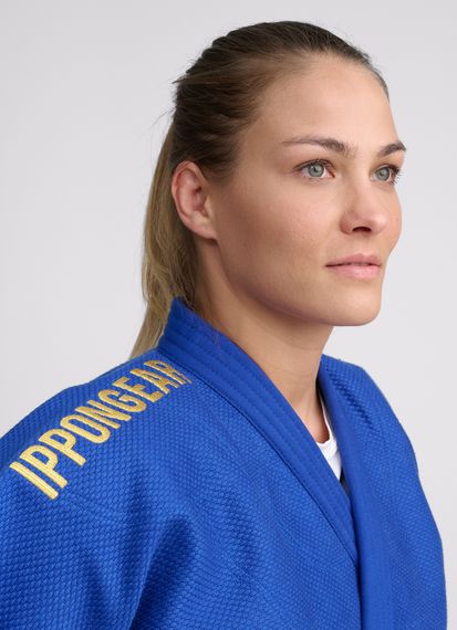 Кімоно для дзюдо ліцензійне IPPONGEAR, серія LEGEND 2 (IJF Approved), синє, розмір 180, Women (жіночій крій) | Зображення 1