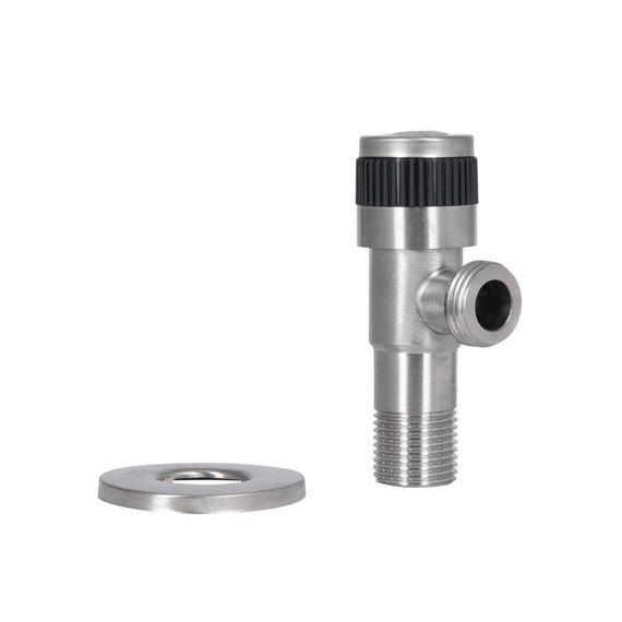 Кран кутовий Thermo Alliance Standart 1/2"НН неірж., з керам. буксий TAS345W1515SS | Зображення 6
