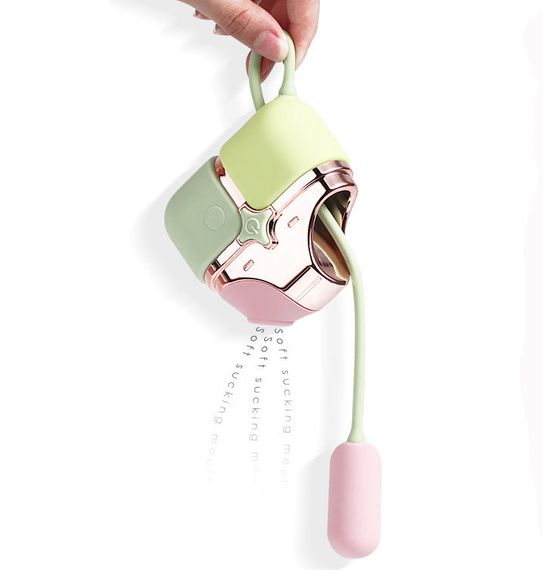 Вакуумний стимулятор з вібратором 2 в 1 | Зображення 4