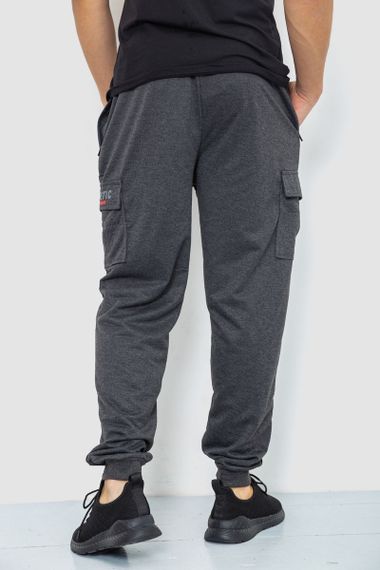 Спорт чоловічі штани, колір темно-сірий, 244R41206 | Зображення 3