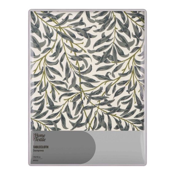 Скатертина Ardesto Leaves 120х140см, 90% поліестер, 10% бавовна (ART07LV)