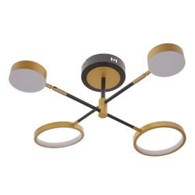 Люстра потолочная в спальню LED 38W WW BK (BL-760С/4)
