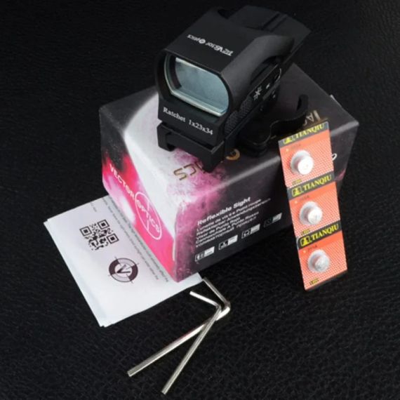 Прицел коллиматорный VECTOR OPTICS RATCHET 1x23x34 SCRD-2 Коллиматор Прицел коллиматорный Коллиматорный прицел | Зображення 5