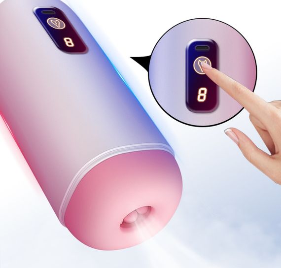 Автоматичний мастурбатор FOX - USB Rechargeable, 8 vibration functions, BS6300068 Sex Aura | Зображення 2