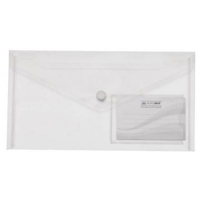 Папка - конверт Buromax DL (240x130мм) TRAVEL, clear (BM.3938-00) - Топ Продаж!