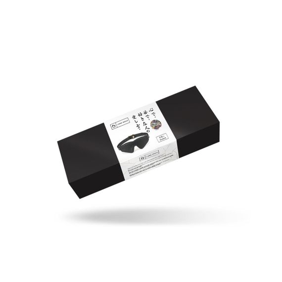 Маска на глаза Liebe Seele Black Organosilicon Blindfold, экокожа sexstyle | Зображення 4