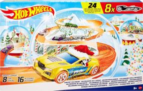 Адвент-календар Хот Вілс 2024/2025 Оригінал Hot Wheels Advent Calendar Новорічний подарунковий набір машинок