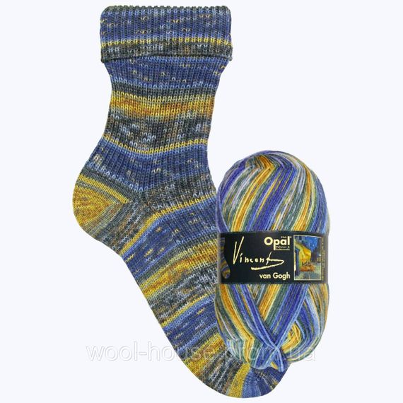 Шкарпеткова пряжа Opal, серія Vincent van Gogh, 5431