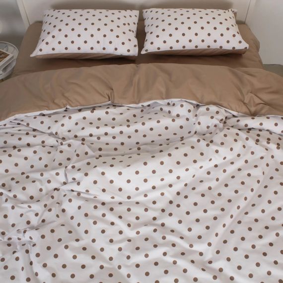 Постільна білизна полуторна ТЕП Happy Sleep Chocolate Dots 2-03794_35236 210х145 см | Зображення 7