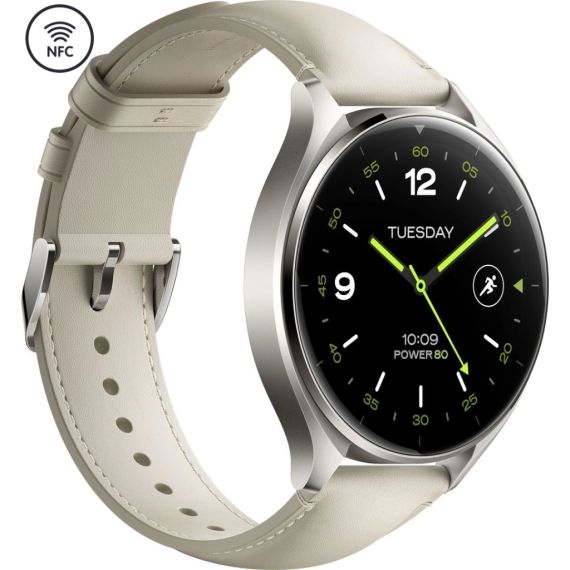 Смарт-годинник Xiaomi Watch 2 Titan BHR9306GL Gray Case White Leather Strap (1093970) | Зображення 2