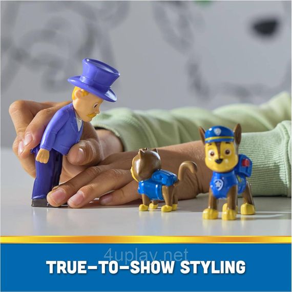 Щенячий патруль Набор игровых фигурок Гончик, Мэр Хамдингер и кот Гончик Оригинал Paw Patrol | Зображення 5