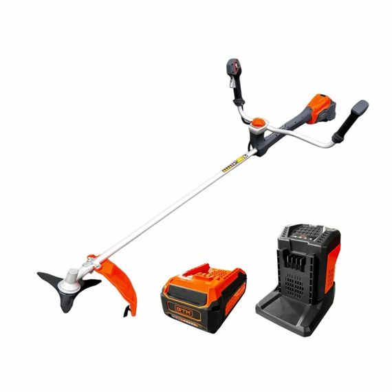 Мотокоса акумуляторна GTM BC56/1800BL KIT (420 мм, 5800 об/хв, 2.4 мм, BL, 56 В, комплект)