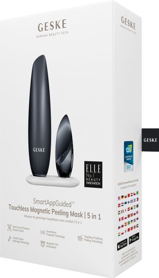 Безконтактна магнітна пілінг-маска GESKE Touchless Magnetic Peeling Mask 5в1 black | Зображення 7