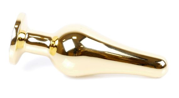 Анальний затор Boss Series - Jewellery Gold BUTT PLUG Red, BS6400064 Sex Aura | Зображення 5