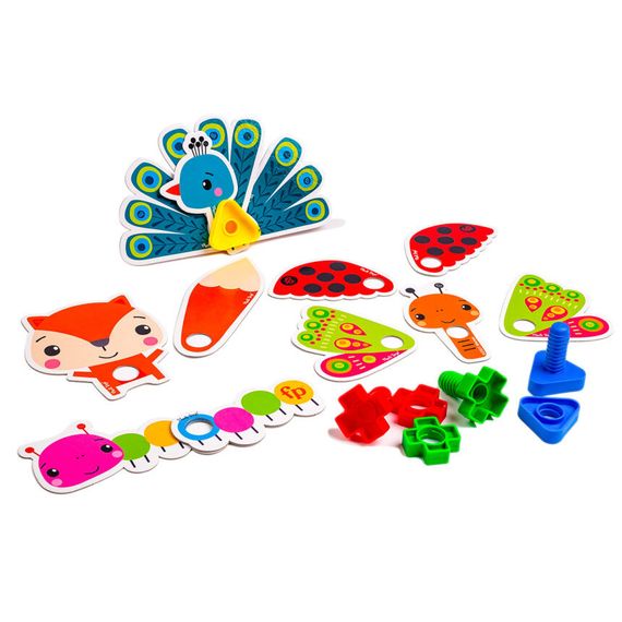 Гра-конструктор "Fisher-Price. Maxi болтики" Vladi Toys VT2905-23 Укр | Зображення 1