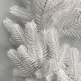 Венок новогодний рождественский Traditional из литой хвои d-40 см белый