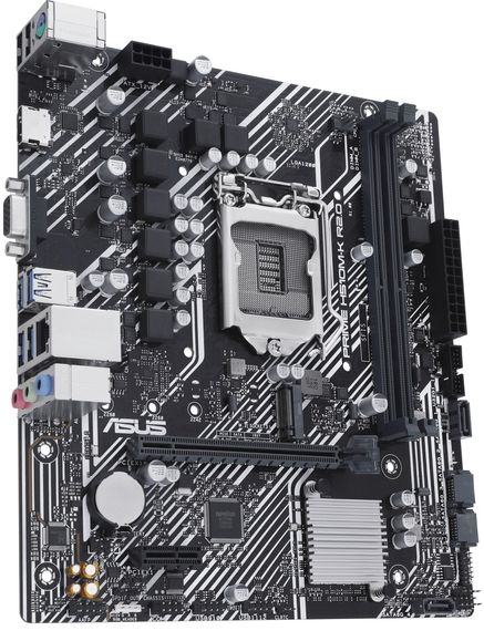 Материнcька плата ASUS PRIME H510M-K R2.0 s1200 H470 2xDDR4 M.2 HDMI D-Sub mATX (90MB1E80-M0EAY0) | Зображення 3