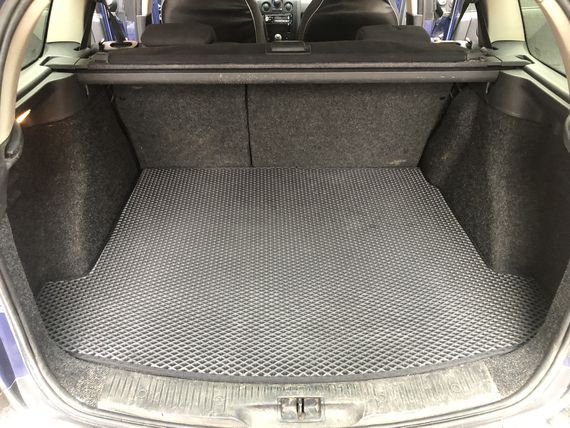 Килимок багажника SW (EVA, поліуретановий, чорний) для Renault Megane II 2004-2009 рр