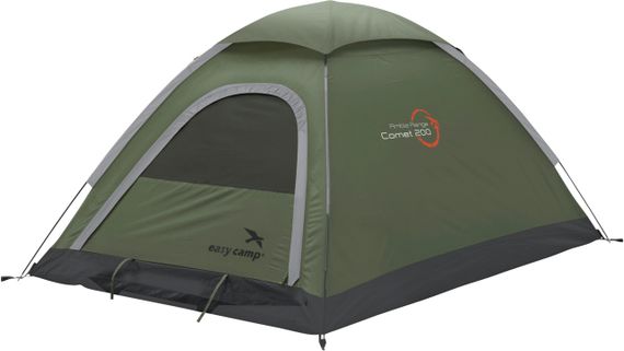 Намет в похід двомісний Easy Camp Comet 200 Rustic Green Армійський намет для ЗСУ Літня палатка | Зображення 2