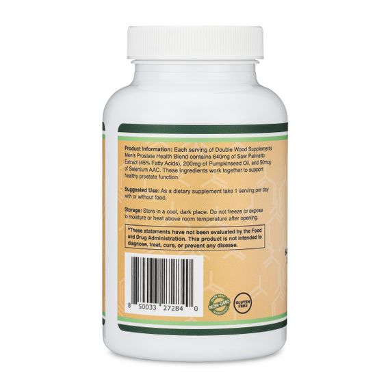 Підтримка здоров'я простати Double Wood Supplements Prostate Support Supplement 120 caps | Зображення 1