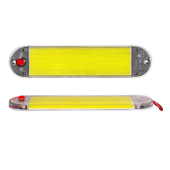 Ліхтар LED для освітлення салону з вимикачем 12В-24В 264х62х13 мм COB-діоди 108 шт | Зображення 5