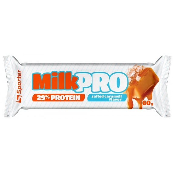 Протеиновый батончик Sporter Protein Bar Milk Pro salted caramel flavor 60 г